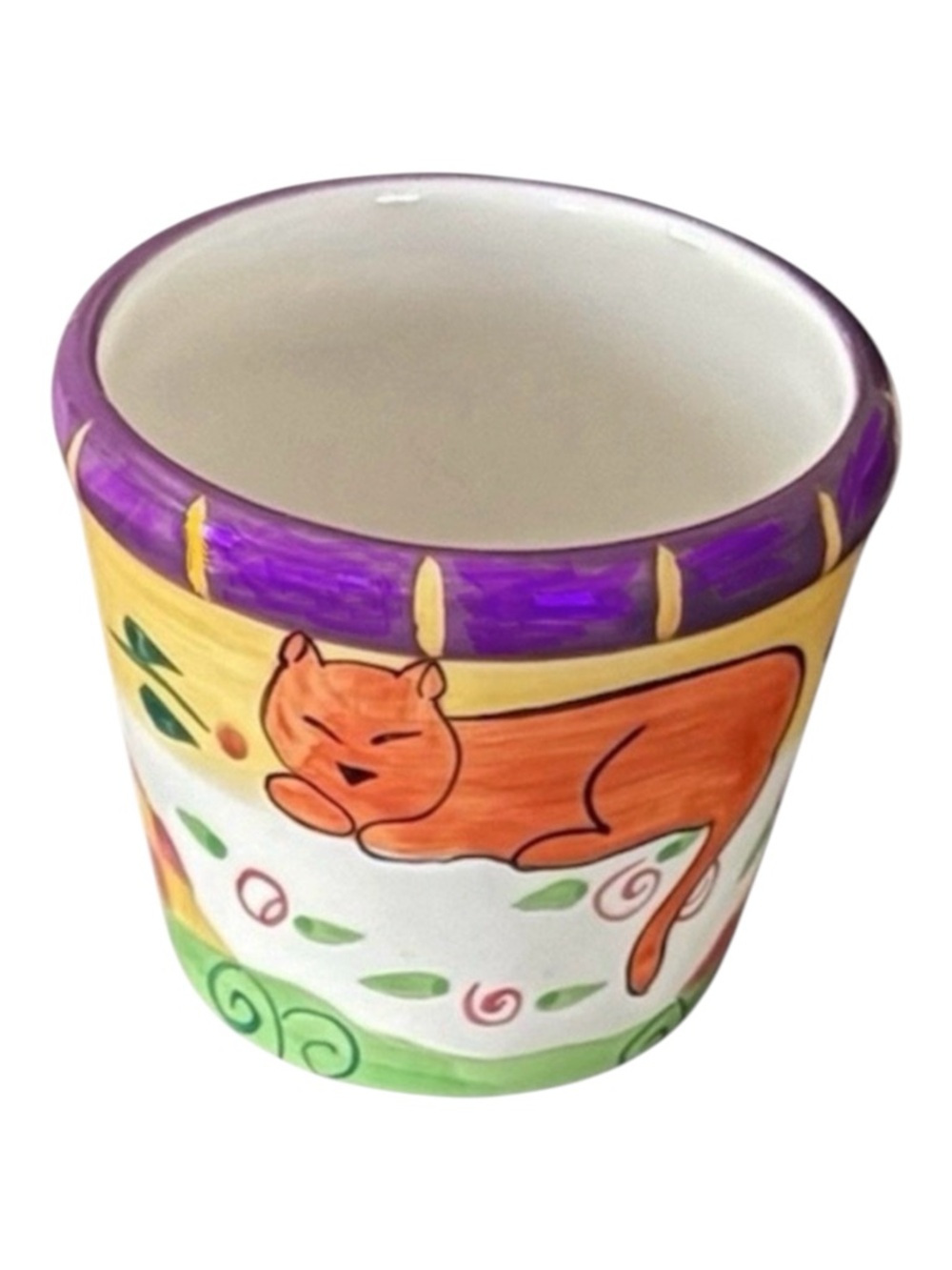 Vintage Cat Votive Candle Holder
